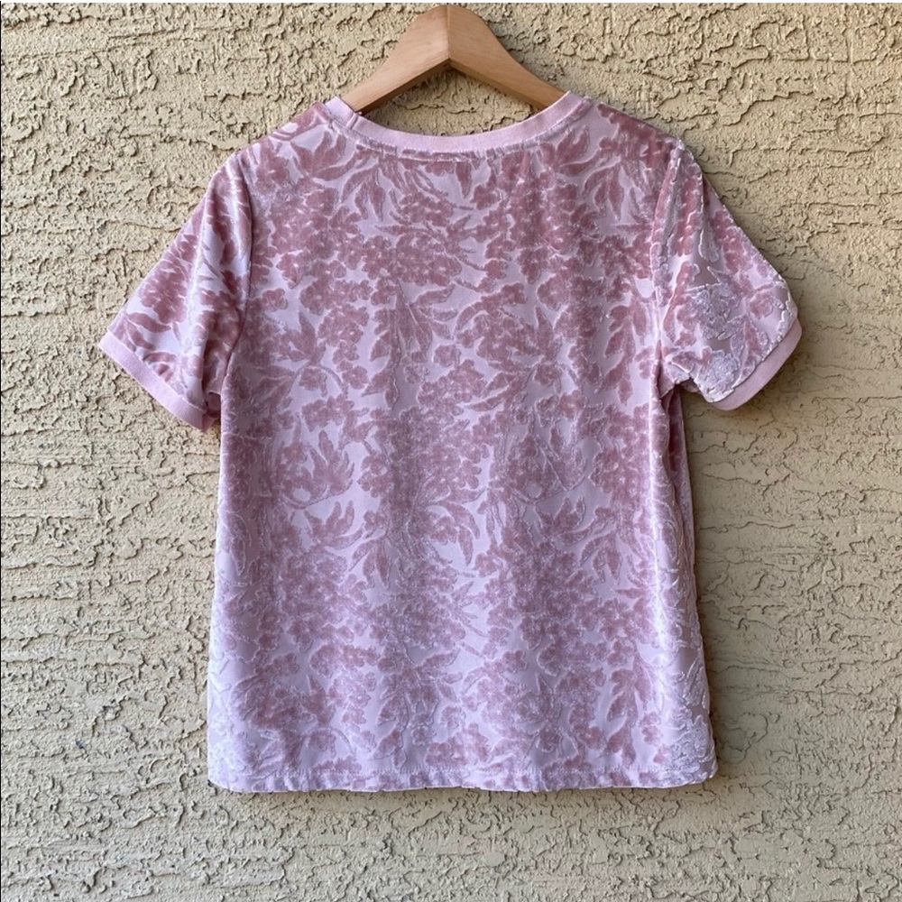 2/$10 A New Day | Pink Velour Top - Picture 4 of 4